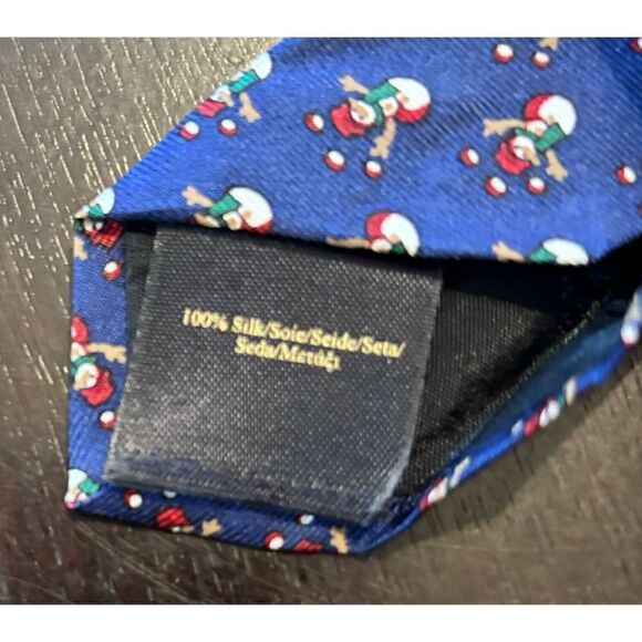 Brooks Brothers Fleece Snowman Silk Skinny Tie/ NWT - Picture 4 of 8